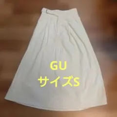 GU ロングスカート コーデュロイ フレア