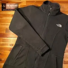 【D25】ザ ノースフェイス フリース ジャケット ブラック フルジップ M