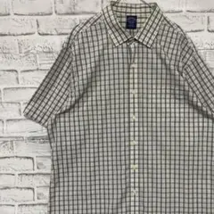 ブルックスブラザーズ半袖シャツ！ブラックレッドチェック　XL0609のサムネイル