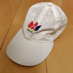 adidas ビンテージ 白キャップ