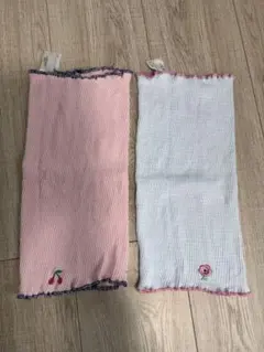 子供用腹巻き　ピンク　ブルー　ナイトグッズ　シンプル