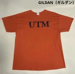 GILDAN UTM カレッジT XL オレンジ 両面プリント