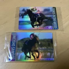 サラブレッドホースコレクション　メイショウサムソン　ダンスインザムード　サイン入