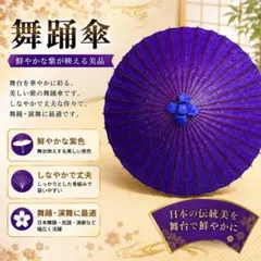 和傘 舞踊傘 舞傘 踊り傘 番傘 日本舞踊 演舞用 伝統工芸 朱色 赤 