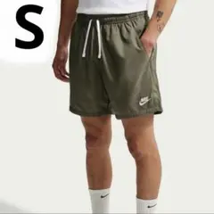 新品　NIKE ナイキ クラブ フロー ショート　ハーフパンツ　S オリーブのサムネイル