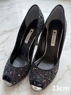 DIANA ダイアナ パンプス ハイヒール グリッター 23