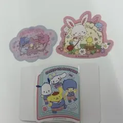 サンリオ キャラクターズ シールクッキー３ ステッカー3枚セット