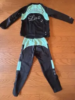 LUZeSOMBRA ジャージ上下 黒/ミント 130