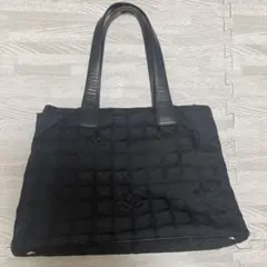 CHANEL PRECISION ノベルティトートバッグ ブラック スパンコール