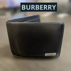 BURBERRY BLACK Label黒折りたたみ財布