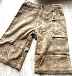 子供服キッズ服COMME CA ISMコムサ　ハーフパンツ 130cmベージュ