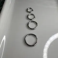 ステンレススチール リング 4個セット