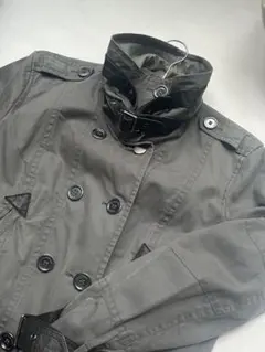 バーバリーブリット デニム ライダースジャケット メガチェック - メルカリ