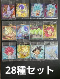 ドラゴンボール　超戦士シールウエハース超　超絶感謝の十周年　28種セット