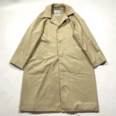 YAECA ヤエカ ステンカラーコート ロング丈 M カーキ スタンダード