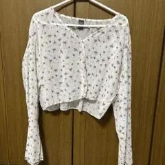 SHEIN 花柄シアーカーディガン