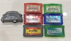 GBA ポケットモンスター シリーズ 7本セット【ワイヤレスアダプタ付】