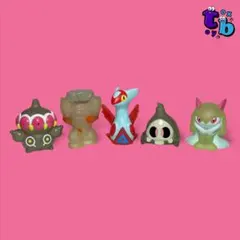 ポケモンキッズ【クリア 5個まとめ売り】指人形