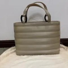 GINZA WAKO 銀座 和光 ボーダー エナメル トートバッグのサムネイル