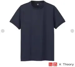 theory x uniqloドライEXレイヤードT ネイビー Mサイズ