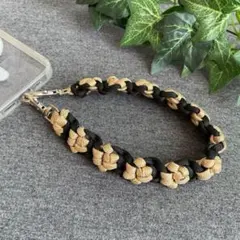 パラコード スマホハンドストラップ 肉球ストラップ 携帯チャーム 匿名配送