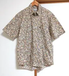 メンズ BAYHILL ベイヒル 花柄 シャツ 半袖 Yシャツ コットン Mのサムネイル