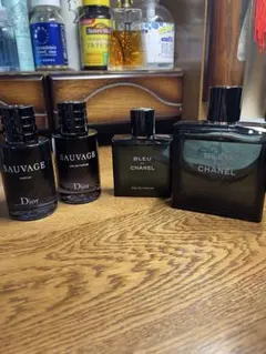 Dior SAUVAGE CHANEL BLEU 香水4本セット - メルカリ