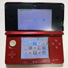 任天堂　ニンテンドー 3DS レッド 本体　SDカード付き