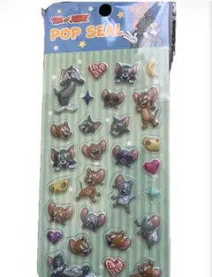 トムとジェリーぷくぷくシール