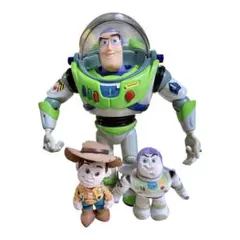 バズライトイヤー等身大フィギュア/Disney スタンディーズ ウッディ バズ