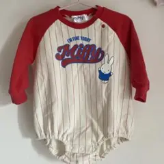 ミッフィー長袖ロンパース 80
