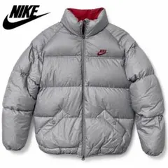 NIKE ダウンジャケット グレー Lサイズ リバーシブル