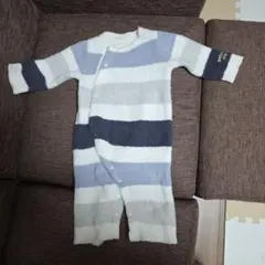 GELATO PIQUE ストライプロンパース 70-80
