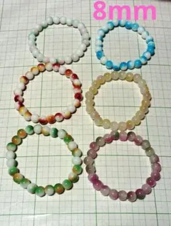 天然石ブレスレット6点セット品③