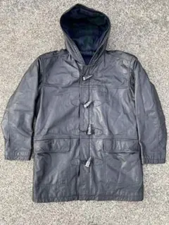 牛革　レザーダッフルコート Mサイズ
