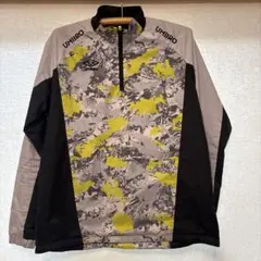 【安値スタート】UMBRO ナイロンジャケット バイカラー グレー黒のサムネイル