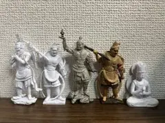 和の心　仏像　弐　執金鋼神立像 迦楼羅像 大日如来像 多聞天像など5体セット
