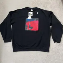 ユニクロカウズ スウェット 黒 XL