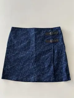 ASHWORTH ネイビー花柄スカート Lサイズのサムネイル