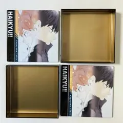 【2個セット】ハイキュー 日向翔陽 影山飛雄 缶ケース 烏野高校