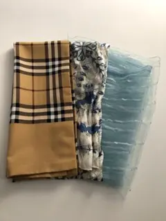 50✨3点セット✨お買い得　スカーフセット ベージュ・青・白
