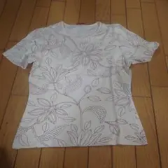 HUGO BOSS 花柄刺繍 半袖カットソー Mのサムネイル