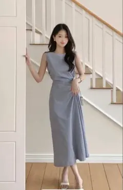 Laluneラリューン 4way仕様オフショルニットワンピース - メルカリ