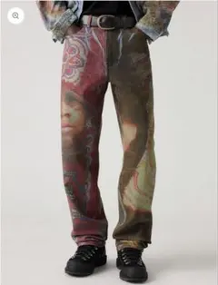 30 即発送希少サイズ PALACE P90 BAGGY JEAN SMOKED - メルカリ