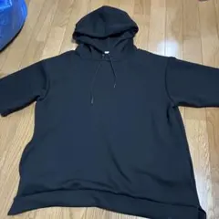 半袖パーカー ブラック メンズ