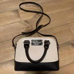 kate spade ショルダーバッグ ベージュ ブラック 斜め掛け