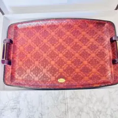 新品 フローレンス トレイ お盆 合成皮革工芸 レトロ アンティーク 特許取得