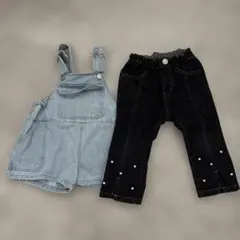 BREEZE サロペットapres les cours デニムパンツ 90