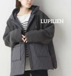 ラスト! LUPILIEN ルピリアン ボア キルティング フード付き コート