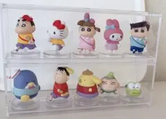 クレヨンしんちゃん×サンリオ ならぶんです ガチャガチャ コンプリートセット